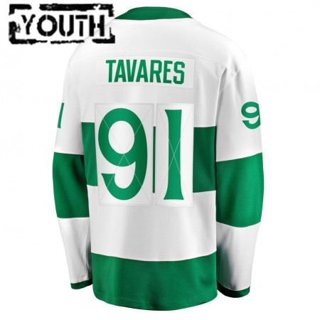 Camisola Toronto Maple Leafs Toronto St. Patricks John Tavares 91 Branco Vintage Authentic - Criança